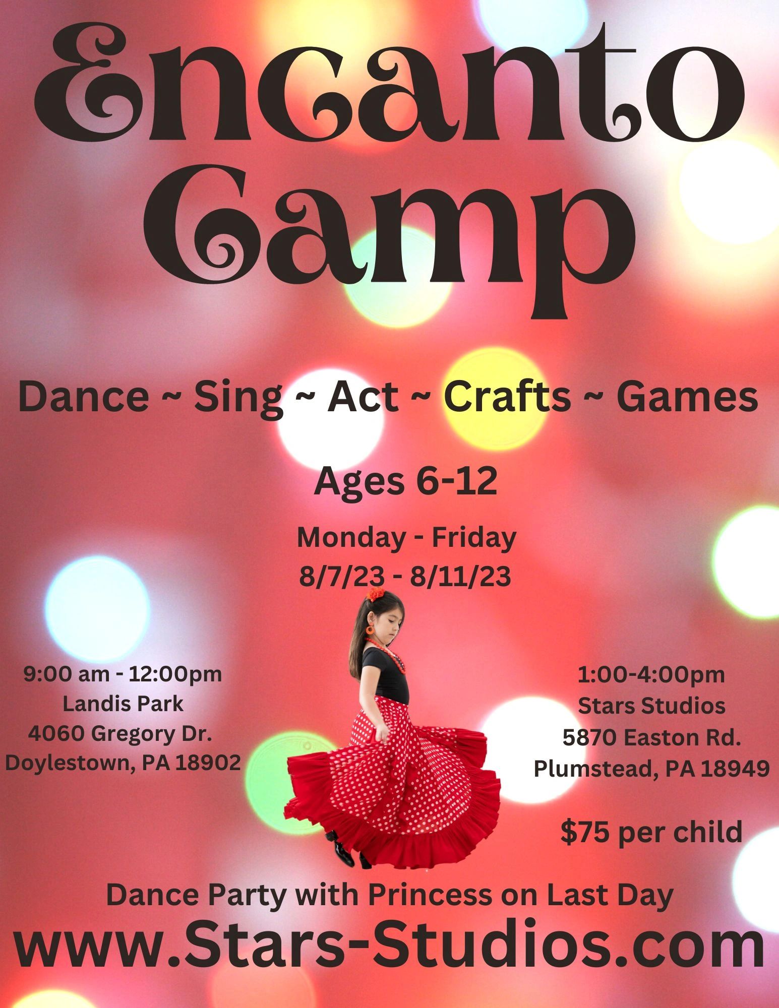 Encanto Camp at Stars Studios